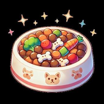 ドックフード アニメ風 かわいい ドックフード アニメ風 かわいい ドックフード,犬,アニメ風のイラスト素材
