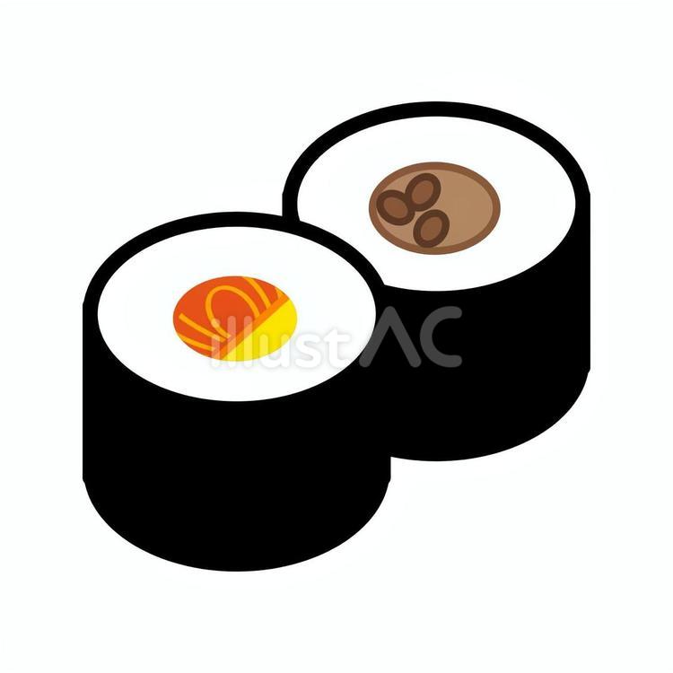 海苔巻き 海苔巻き,海苔,具のイラスト素材