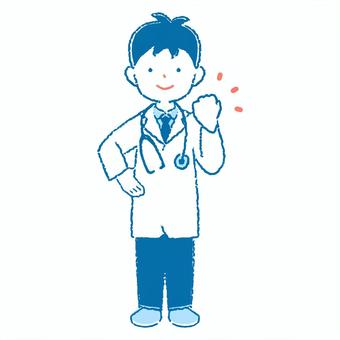 Illustration, doctor, doctor, a doctor, JPG, PNG and EPS