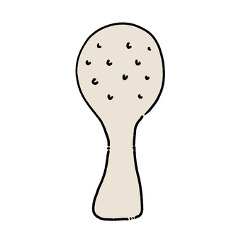 しゃもじ しゃもじ,お米,家事,道具,調理器具,炊飯のイラスト素材