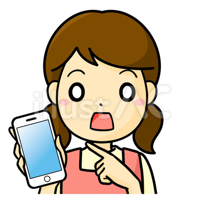 保育士 スマホ 驚く 手