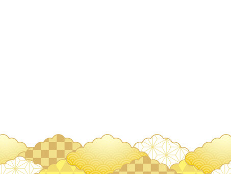 正月和風和柄年賀状