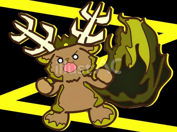 召喚されし悪魔フルフル『黄』 フルフル,悪魔,ソロモンのイラスト素材
