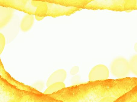 光の層シリーズ-yeor03 背景,水彩,抽象,グラデーション,黄色,オレンジ,光,明るい,柔らかい,上品のイラスト素材