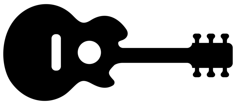 ギターのアイコン 黒 ギター,楽器,エレキ,アコギ,エレアコ,音楽,バンド,趣味,ミュージック,演奏のイラスト素材