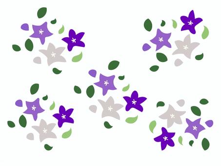 Illustration, flower, purple, summer, 