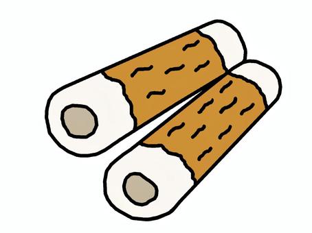 ちくわ ちくわ,食べ物,練り物,魚肉,加工食品,おでん,イラストのイラスト素材