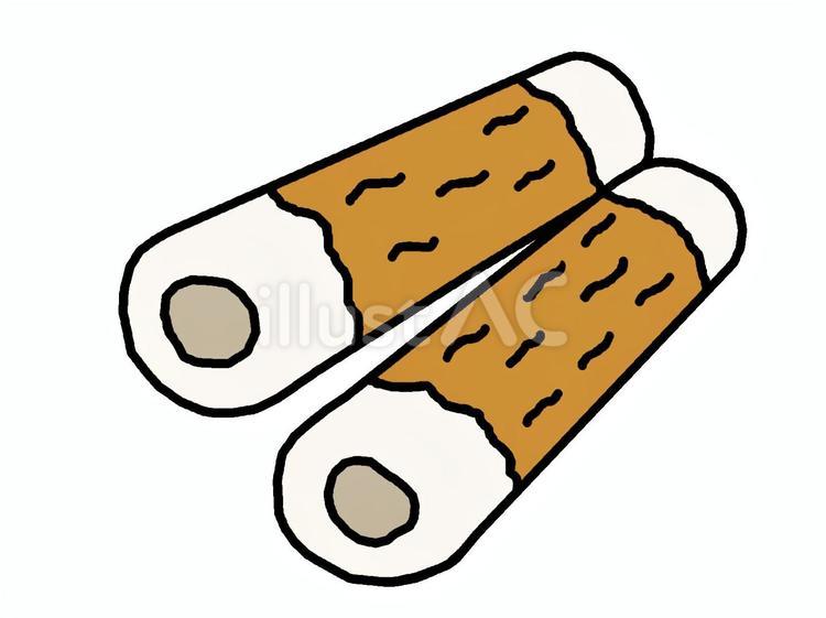 ちくわ ちくわ,食べ物,練り物のイラスト素材