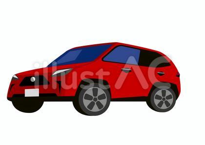 多目的に活躍する赤いSUV車