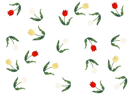 三色チューリップの背景