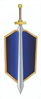 剣と盾 剣と盾 ファンタジー,剣,盾,武器,防具,戦士,剣士,勇者,騎士のイラスト素材