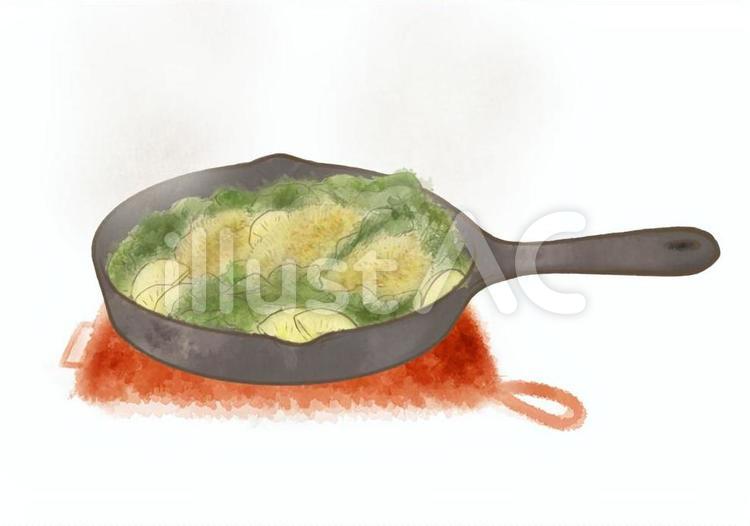 白身魚(パンガシウス)のパン粉焼・背景無 魚料理,料理,パンガシウスのイラスト素材