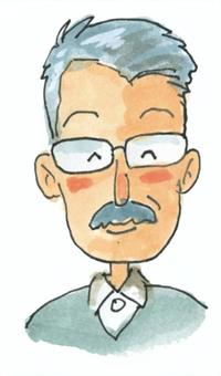 市民の顔01 人,市民,男,人間,顔,敬老,老人,おじいちゃん,祖父,先生のイラスト素材