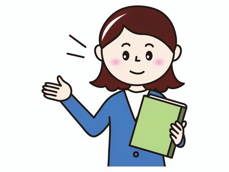 教師(笑顔） 人物,教師,先生,講師,笑顔のイラスト素材