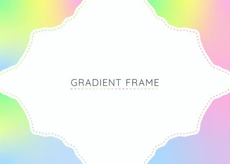 Gradient Frame O (Colorful), , JPG, PNG and AI