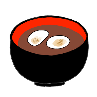 ぜんざい/おしるこ おしるこ,ぜんざい,餅,小豆,正月,料理,食べ物,丸餅,汁,冬のイラスト素材