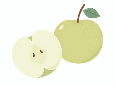 秋の味覚　梨 梨,なし,秋,秋の味覚,果物,くだもの,フルーツ,食べ物,かわいい,ポップのイラスト素材