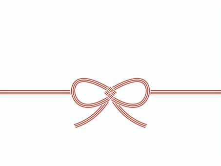 熨斗のイラスト　リボン 水引,リボン,熨斗,のし,お祝い,和風,御歳暮,御中元,プレゼント,贈答のイラスト素材
