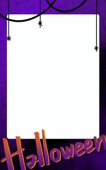 チェキ風フレーム_ハロウィン チェキ,チェキ風,フレームのイラスト素材