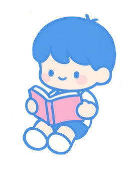 本を読んでる子 読書,本,座る,絵本,幼児,子供,勉強,図鑑,可愛い,パステルのイラスト素材