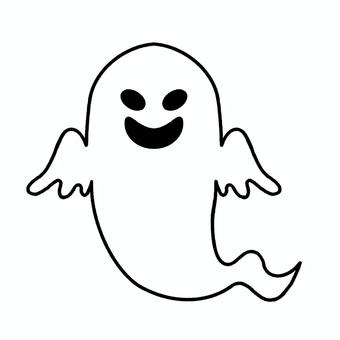 可愛くて怖いおばけ 可愛くて怖いおばけ お化け,恐怖,白,肝試し,幽霊,悪役,怖い,怒りのイラスト素材