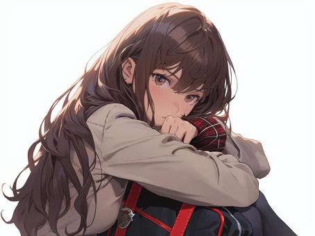 見つめる女の子