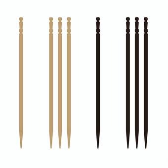 Illustration, a toothpick, tooth, pilih, 