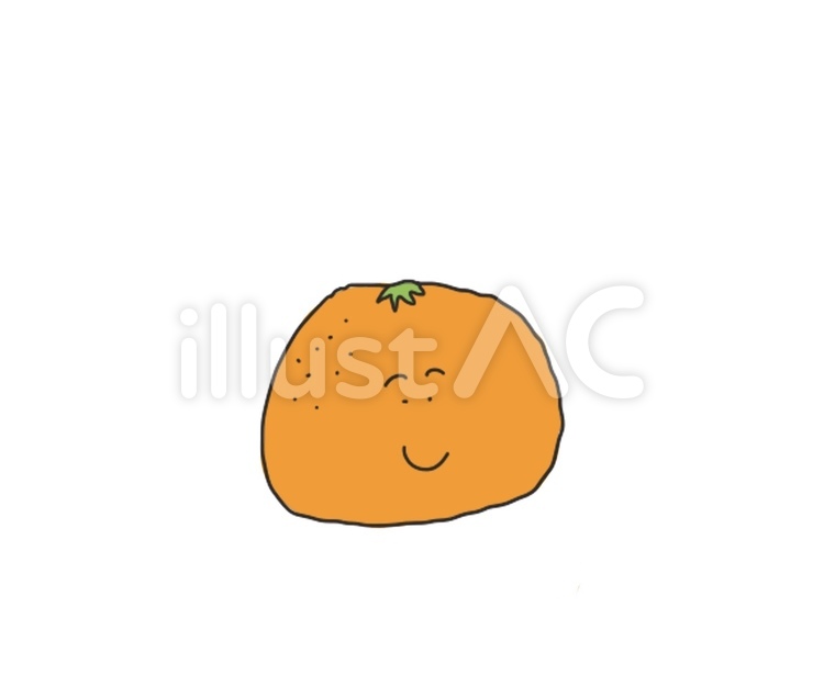みかん みかん,オレンジ,食べ物のイラスト素材
