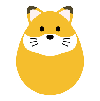 イースターエッグ きつね