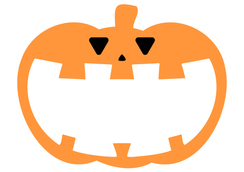 ハロウィン かぼちゃ フレーム 背景