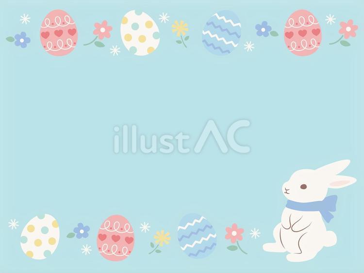 イースター風壁紙08 装飾,デコレーション,ラッピングのイラスト素材