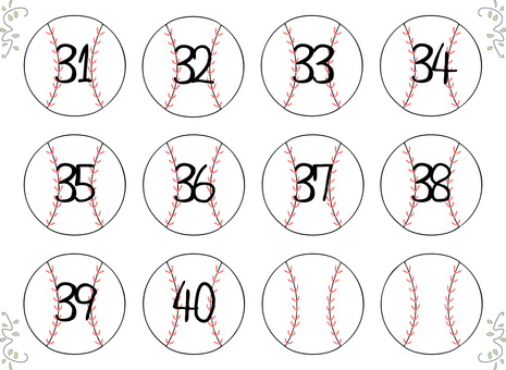 Illustration, ball, baseball, juvenile baseball, 