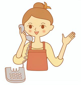 Housewife _ to call, female, housewife, woman, JPG, PNG and AI