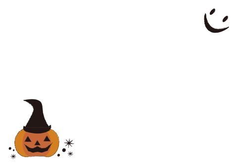 ハロウィン　フレーム3 ハロウィン,秋,10月,おばけ,かぼちゃ,ぼうし,きらきら,ジャックオーランタン,かわいい,フレームのイラスト素材