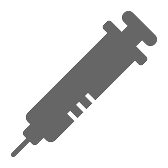 注射器のアイコン グレー 注射器,医療,予防接種,採血,アイコン,献血,ワクチン,病院,治療,医学のイラスト素材