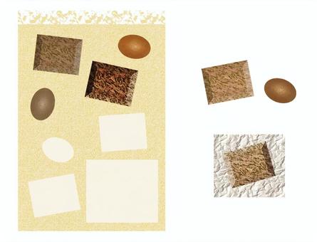 シール シール,はがす,貼る,チョコレート,チョコ,銀紙,包み紙,デコレーション,装飾,台紙のイラスト素材