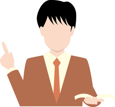 先生説明 先生,講師,本,持つ,説明,解説,スーツ,ネクタイ,男性のイラスト素材
