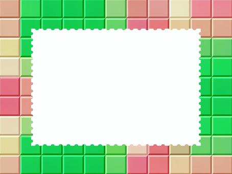 Colorful pastel colored frame image, , JPG and PNG