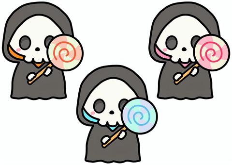 사탕과 가이코츠의 색차 세트, JPG 및 PNG 사탕과 가이코츠의 색차 세트, 해골, 캔디, 사탕, JPG 및 PNG