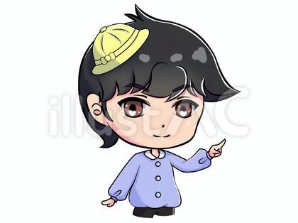 指をさす園児/男の子