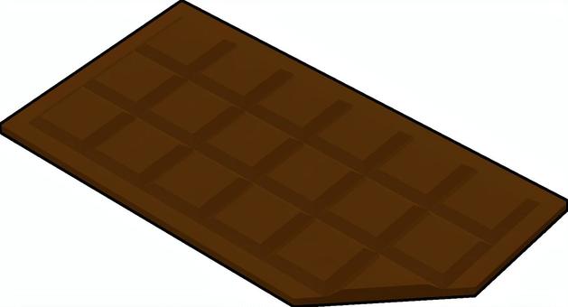 ビターチョコレート お菓子,チョコレート,ビターチョコレート,ブラックチョコレート,ダークチョコレート,板チョコ,洋菓子,焦げ茶色,3dcg,立体のイラスト素材