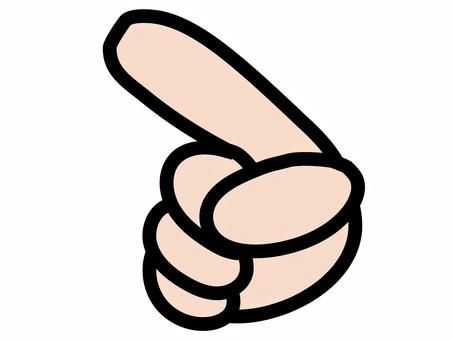 指差し 推し,推し活,うちわ,文字,ライブ,コンサート,ファン,アイドル,芸能人,手描き風のイラスト素材