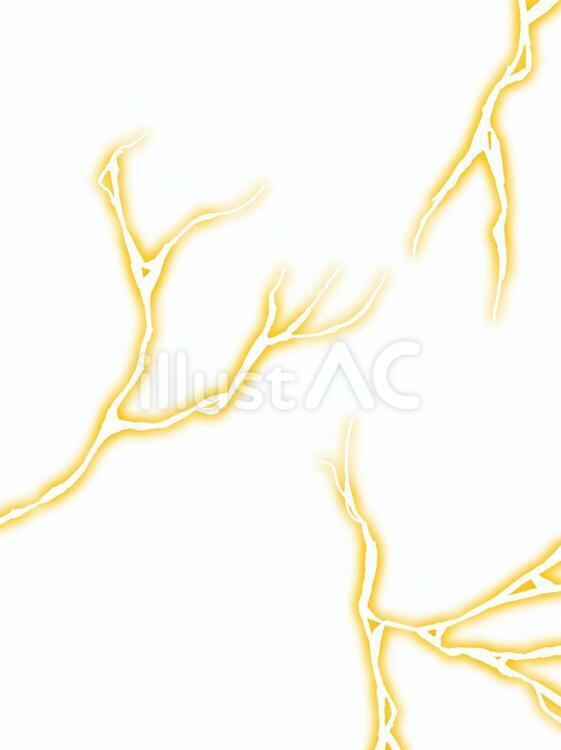 エフェクト・縦稲光イラスト - No: 27301118｜無料イラスト・フリー素材なら「イラストAC」