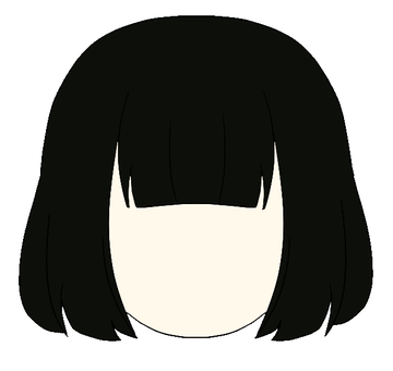 黒髪ボブ 黒髪,ボブ,人物,ヘアスタイル,ウィッグ,かつら,髪型,シンプルのイラスト素材