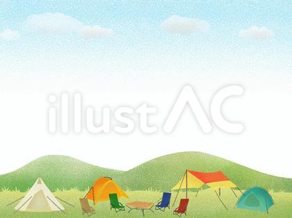 キャンプ場の風景1