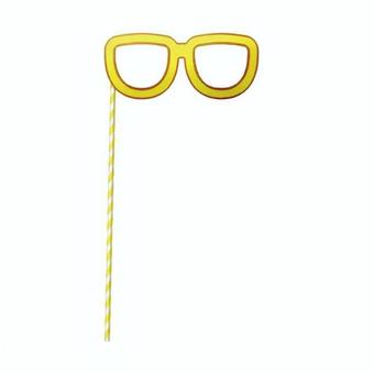 フォトプロップス　眼鏡 メガネ,ピック,棒付き,小物,飾り,フォトアイテム,結婚式,アクセサリー,おもしろ,フレームのイラスト素材