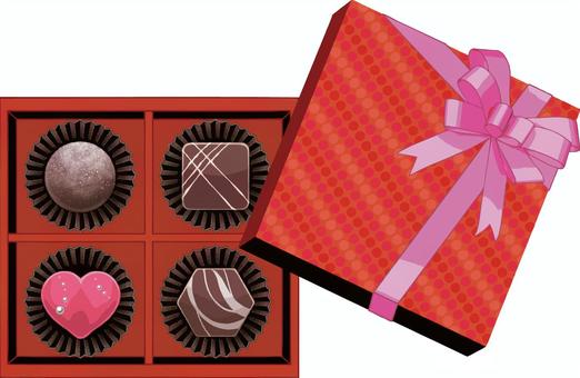 chocolate present, , JPG, PNG and AI