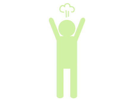 Illustration, anger, stick figures, loose the temper, 