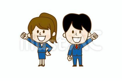 男女就職活動
