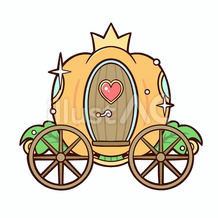 かぼちゃの馬車イラスト - No: 1942809｜無料イラスト・フリー素材なら